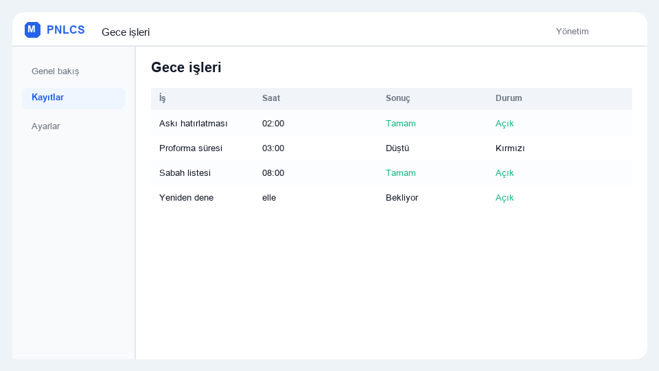 Görev Zamanlayıcı ekran görüntüsü